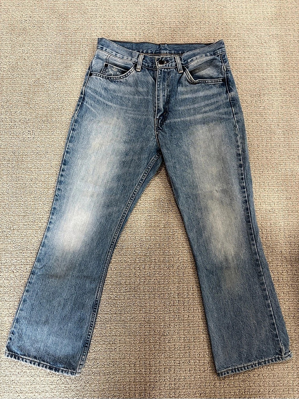 ORANGE TAG collectable Levi Strauss & Co. 517 Boot Cut. Boot Cut Jeans in Blue W